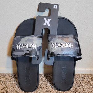 Men's Hurley Slides Camo Camouflage Size 10